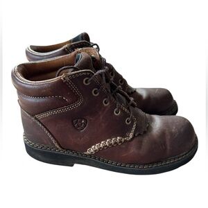 Ariat Canyon boot 8B Women’s Leather Paddock/work boot Style  (17728)